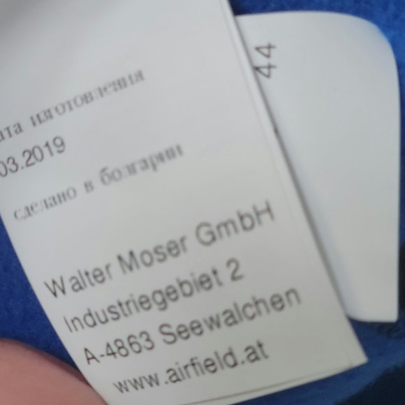 Airfield 2 pc Cobalt Blue Fleece jacket and pants - Picture 9 of 16